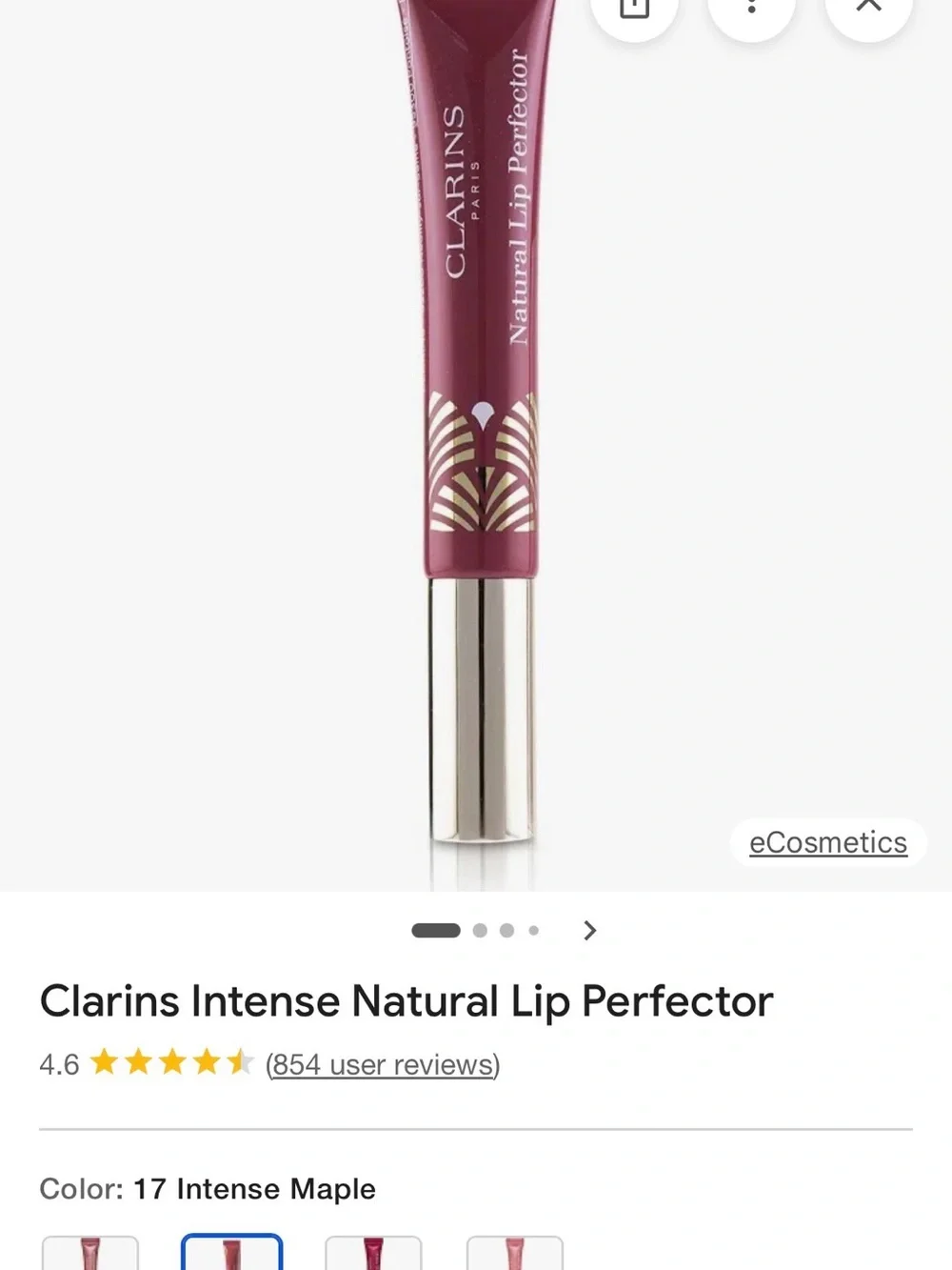 Clarins Natural Lip Perfector 17 - Intense Maple